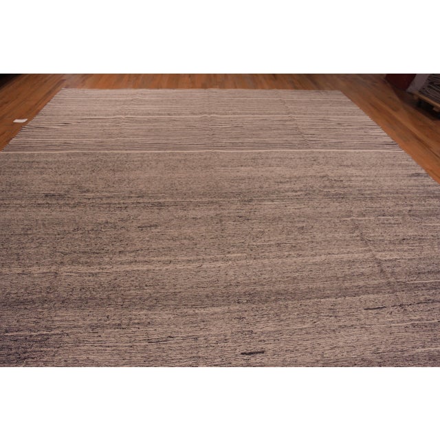 Textile Nazmiyal Collection Large Tribal Geometric Modern Kilim Rug For Sale - Image 7 of 7
