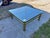 Vintage Mid Century Modern Milo Baughman Style Brass & Glass Coffee Table For Sale - Image 10 of 12