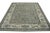 Early 21st Century Gray Floral Design Handwoven Wool Turkish Oushak Rug 8'11" X 9'9" For Sale - Image 4 of 8