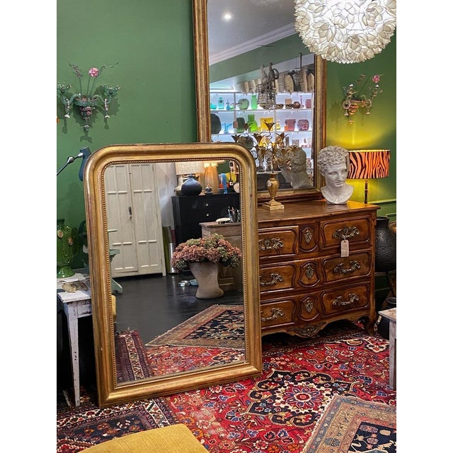 Antique Louis Philippe Mirror, 1890s For Sale - Image 3 of 4