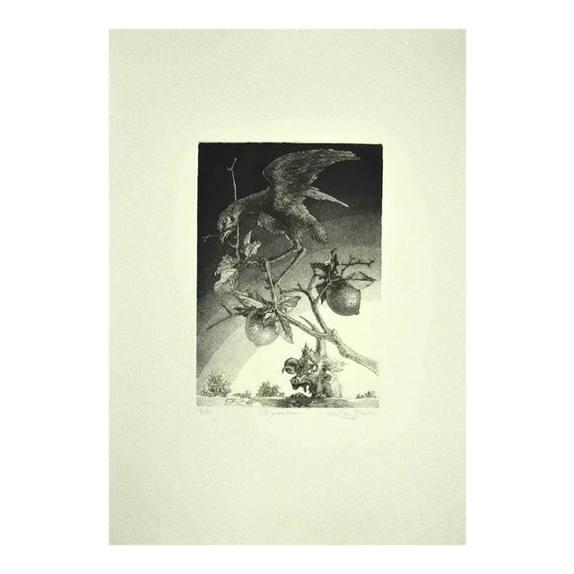 Leo Guida, The Guardian, Etching on Paper, 1986 For Sale