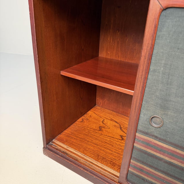 Brown Small Japanese Chadansu Cabinet with Sliding Doors, Japan, 1930s For Sale - Image 8 of 14