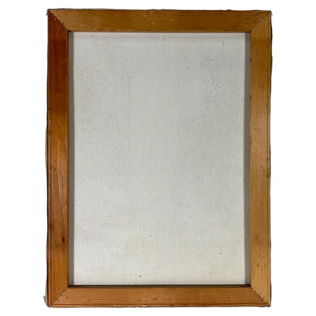 R E Russell (American, 1933-2010), Chinese Fishermen, Oil on Canvas (Unframed) For Sale In San Diego - Image 6 of 6