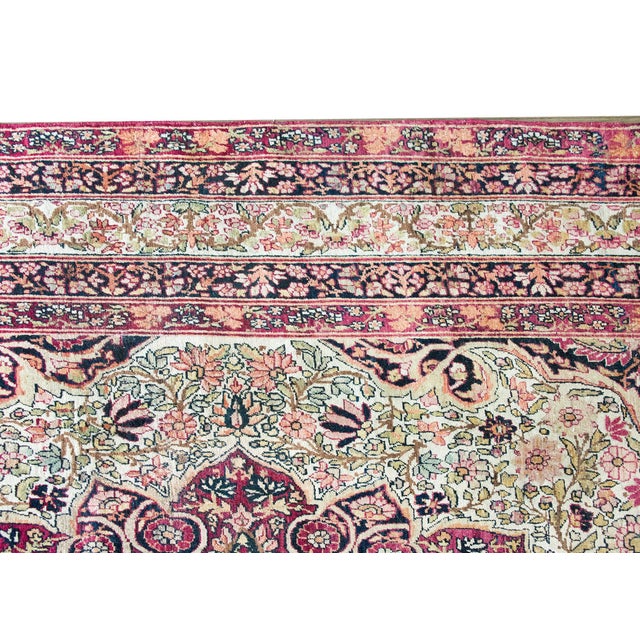 Early 20th Century Persian Lavar Kirman Rug For Sale - Image 10 of 15