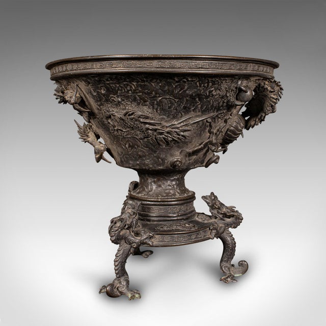 1850's Antique Censer Bowl For Sale - Image 4 of 11