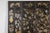Mid 20th Century Vintage Four-Panel Black and Gold Folding Screen with Birds and Floral Designs For Sale - Image 5 of 12