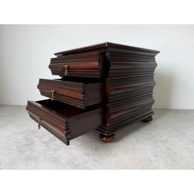 Tommy Bahama Royal Kahala Black Sands Mahogany Nightstand For Sale - Image 9 of 12