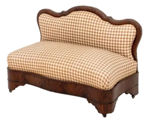 American Empire Mahogany Sofa