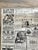 Victorian newsprint design Black and white Early-mid 1970s Likely a Brewster product Vinyl Heavy weight NIP roll