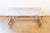 Neoclassical 20th Century French Gilt Iron and Marble Coffee Table For Sale - Image 3 of 8