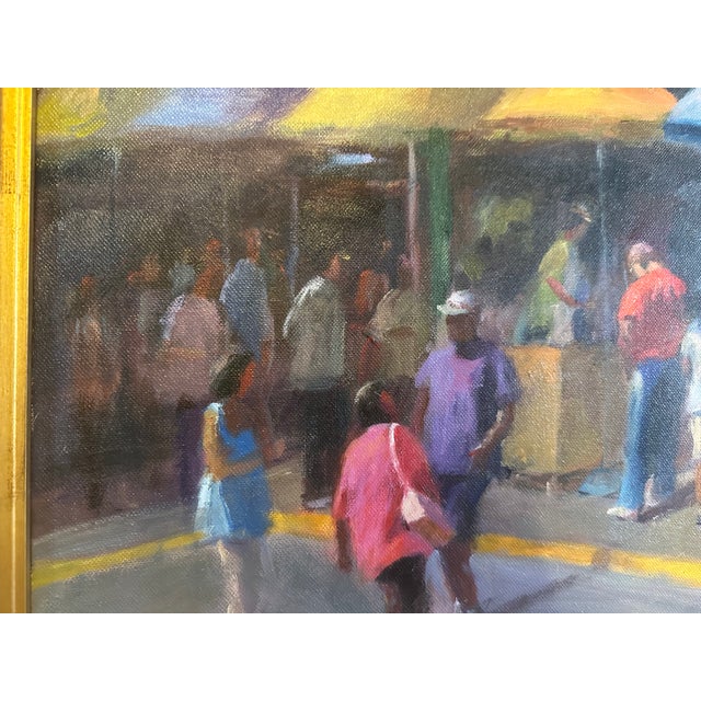 Contemporary Original Painting of City Farmer's Market For Sale In Kansas City - Image 6 of 9