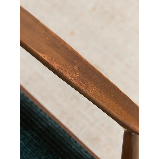 Mid 20th Century Styled After Mid Century Modern Upholstered Milo Baughman Armchair For Sale - Image 11 of 11