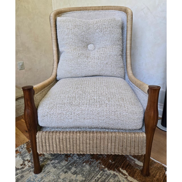 Mid-Century Modern McGuire Mustique Sedan Chair McA97 For Sale - Image 3 of 9