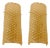Golden Murano Glass Scaled Wall Sconces, 1950s, Set of 2 For Sale