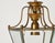 1950s Hexagonal Brass and Glass Chandeliers after Adolf Loos, Italy, 1950s, Set of 2 For Sale - Image 5 of 12