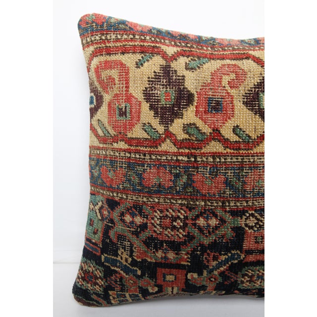 Antique Handwoven Throw Pillow Cushion Pillow Cover -20'' X 20'' For Sale In Tampa - Image 6 of 10