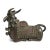 Antique Brass Nandi Bull India For Sale - Image 4 of 9
