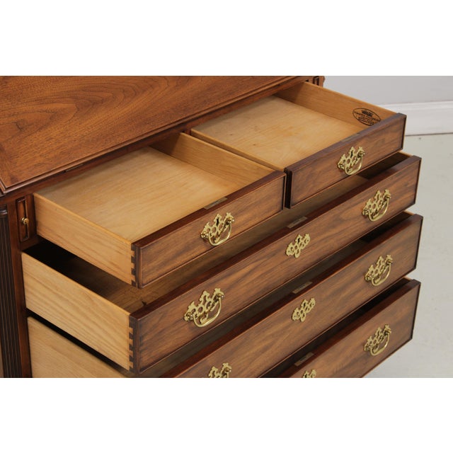 Henkel Harris Walnut Secretary Blind Door Desk For Sale In Philadelphia - Image 6 of 18