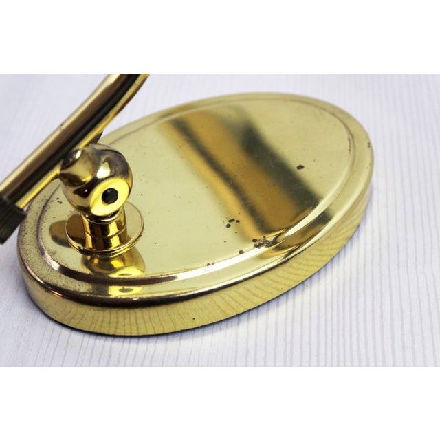 1980s Classical Style Brass Desk Lamp, 1970s For Sale - Image 5 of 14