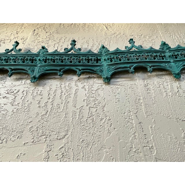 Funky Exquisite Antique Bronze Architectural Wall Hanging For Sale - Image 18 of 18