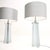 Glass Italian Murano Glass Quatrefoil Table Lamps from Donghia, 2000, Set of 2 For Sale - Image 7 of 11
