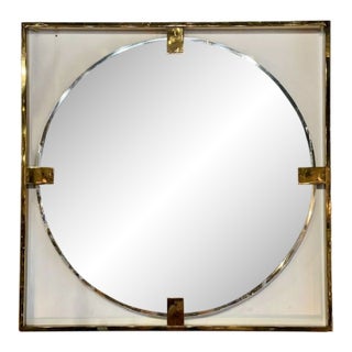 Italian Modern Brass Frame Mirrors For Sale