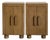 Vintage White Oak Modernist Nightstands - Pair For Sale
