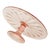 Glass Pink Art Deco Cake Platter in Rosaline Glass, 1930s For Sale - Image 7 of 12