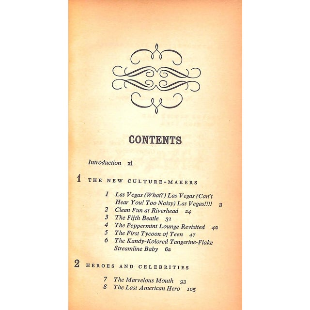 WOLFE, Tom [290] pp. Pocket Books 1966 First Printing 7" x 4 1/4" The Kandy-Kolored Tangerine-Flake Streamline Baby is the...