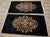 1920s Pair of Black Antique Artistic Chinese Art Deco Small Scatter Size Rugs For Sale In New York - Image 6 of 11
