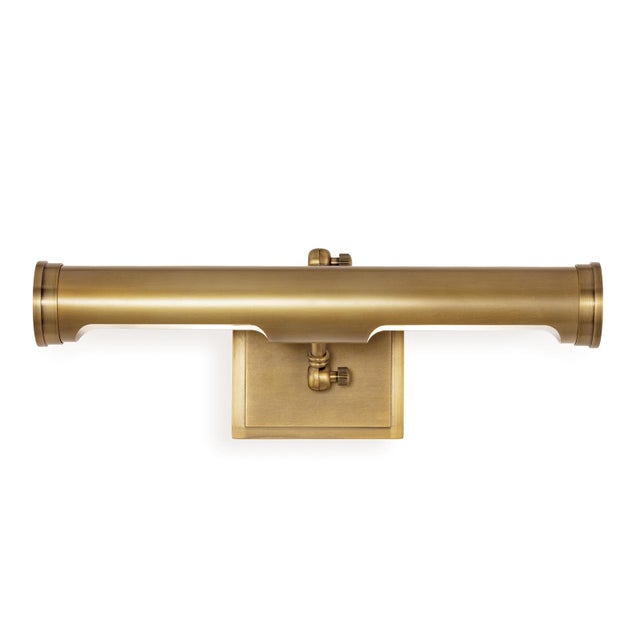Regina Andrew Tate Picture Light, Medium in Natural Brass For Sale - Image 4 of 8