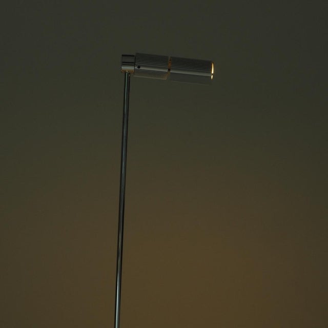 Haloprofil 878HR Floor Lamp in Silver by Viktor Frauenknecht for Swiss Lamps, 1960s For Sale - Image 11 of 16