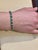 Early 21st Century 9 Ct Natural Brazilian Emerald and Diamond Tennis Bracelet 14 Karat Yellow Gold For Sale - Image 5 of 18