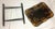 Black Vintage Hand Painted Floral Tray Table Signed Gv Veghte 1958 For Sale - Image 8 of 10