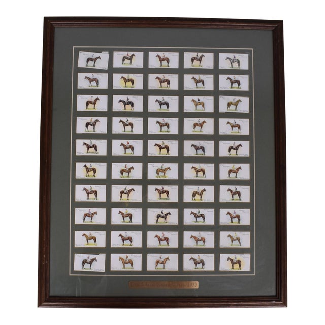 Set X 50 Derby & Grand National Winners 1933 Player's Cigarette Cards For Sale