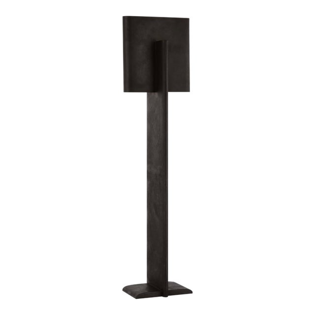 Kelly Wearstler by Visual Comfort Signature Lotura 72" Intersecting Floor Lamp in Museum Black For Sale