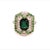 Tourmaline Tsavorite Diamond Ring 14k Gold 5.55 TCW GIA Certified For Sale - Image 9 of 12