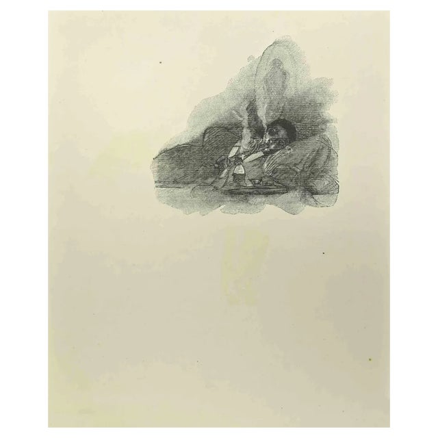 After Jean Paul Sauget, Woman, 1921, Woodcut For Sale