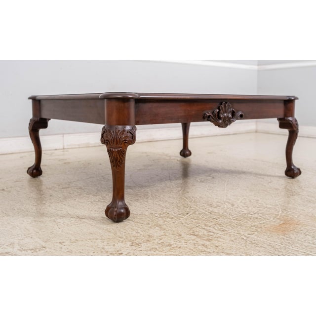 Age: C.2000 Details: Finish No.29 Model 5250 Fine Carved Details High Quality Construction Large Impressive Table Gorgeous...