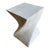 Vintage Late 1970s / 1980s Postmodern Sculptural Twist Form Side Table or Pedestal in Plaster Finish For Sale