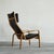 1960s Lounge Chair in Birch and Black Leather attributed to Yngve Ekström for Swedese, 1970s For Sale - Image 5 of 12