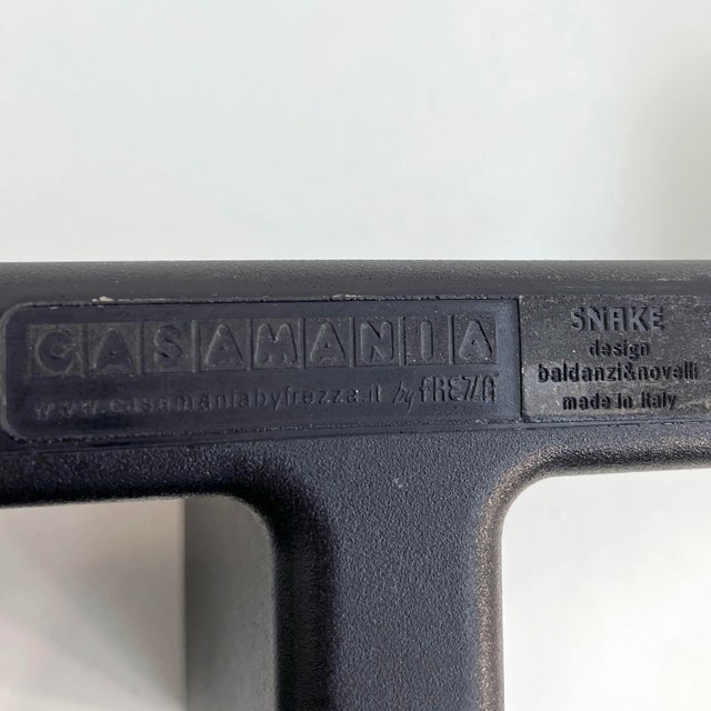 Black Snake Shelf by Adriano Baldanzi and Alessandro Novelli for Casamania, 2000s For Sale - Image 6 of 7