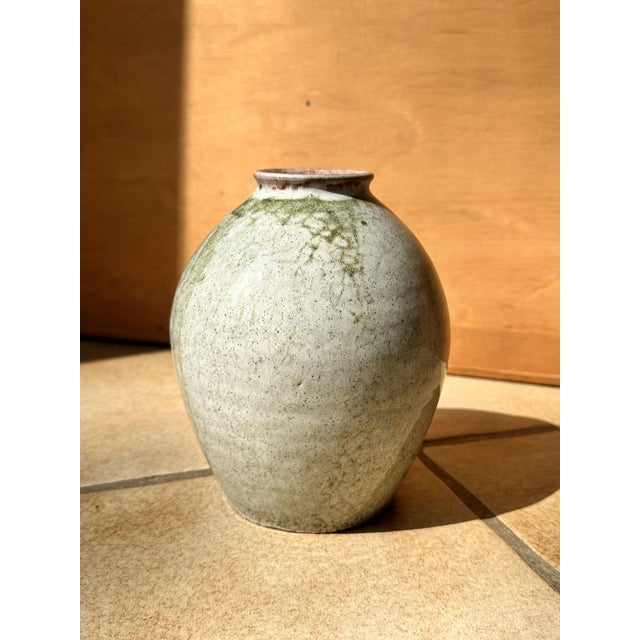 Green Gradient Studio Ceramic Vase, Germany, 1976 For Sale - Image 12 of 15