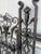Pair of Antique 1920’s Wrought Iron Pedestrian Garden Gates For Sale - Image 11 of 12