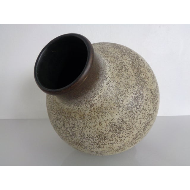 Beige Large 1126 36 Ceramic Ball Vase, Germany, 1960s For Sale - Image 8 of 11