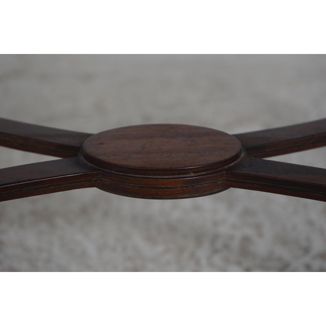 Baker Historic Charleston Mahogany Tray Top Table For Sale - Image 10 of 15