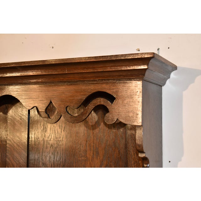 Brown Late 19th Century English Oak Wall Shelf For Sale - Image 8 of 8