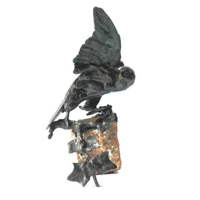 Jules Moigniez, Bird, 19th Century, Bronze For Sale - Image 3 of 6
