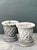 Late 20th Century Vintage Cast Concrete Trellis Planters on Pedestals - A Pair For Sale - Image 5 of 12