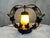 Art Deco Table Lamp in Glass and Wrought Iron, 1930s For Sale - Image 6 of 12